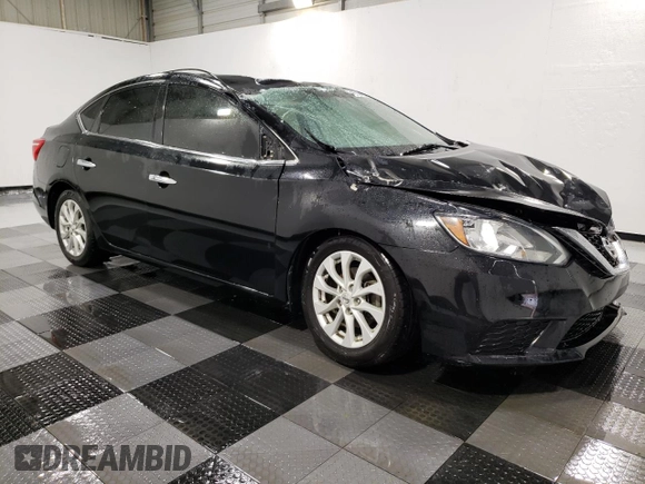 2018 Nissan Sentra SV with VIN 3N1AB7AP7JL650647, listed as a Copart auction lot 55791585 with 151,996 mi miles and Clean Title. Bid and sale history available at DreamBid. Image 4.