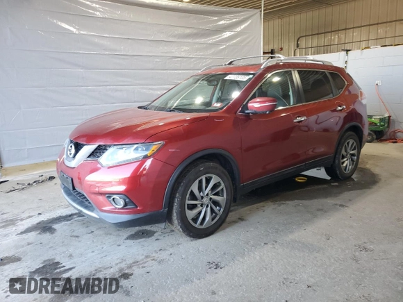 2014 Nissan Rogue S with VIN 5N1AT2MV0EC851228, listed as a Copart auction lot 47739105 with 111,095 mi miles and Salvage Title. Bid and sale history available at carsss.com. Image 1.