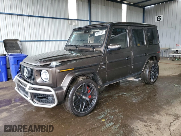 2020 Mercedes-Benz G 63 AMG with VIN W1NYC7HJ6LX364430, listed as a Copart auction lot 59048104 with 22,568 mi miles and Salvage Title. Bid and sale history available at DreamBid. Image 1.