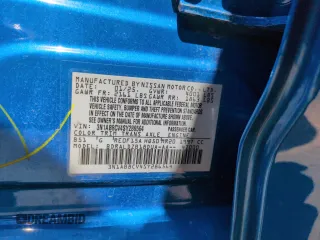 2025 Nissan Sentra SV z VIN 3N1AB8CV4SY286564, wystawiony jako Copart lot #60025165 z przebiegiem 5 974 mil mil oraz Czysty tytuł • Clean title. Historia ofert i sprzedaży dostępna na DreamBid. Obrazek 13.
