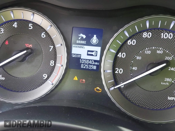 2017 Infiniti Q70 3.7 with VIN JN1BY1PR0HM210469, listed as a IAAI auction lot 42149004 with 105,840 mi miles and . Bid and sale history available at DreamBid. Image 7.