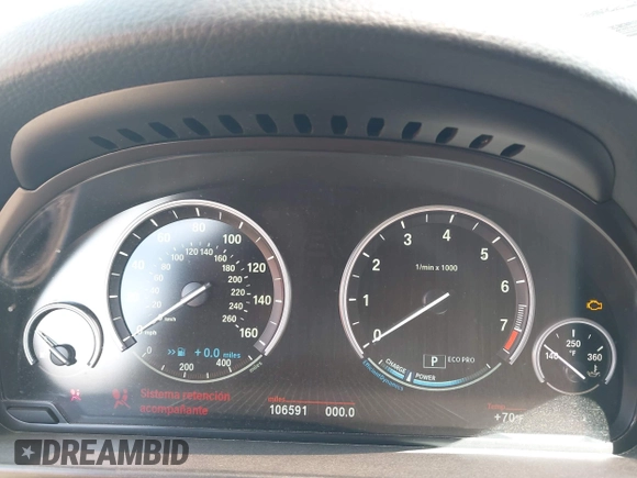 2013 BMW 5 Series 535i xDrive with VIN WBAFU7C51DDU73061, listed as a IAAI auction lot 41960663 with 106,591 mi miles and . Bid and sale history available at carsss.com. Image 7.