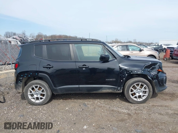 2019 Jeep Renegade Latitude with VIN ZACNJBBB2KPK15600, listed as a IAAI auction lot 42021625 with 69,640 mi miles and . Bid and sale history available at DreamBid. Image 13.