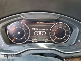2018 Audi Q5 Premium Plus with VIN WA1BNAFY7J2008173, listed as a Copart auction lot 48298624 with 86,486 mi miles and Salvage Title. Bid and sale history available at carsss.com. Image 9.