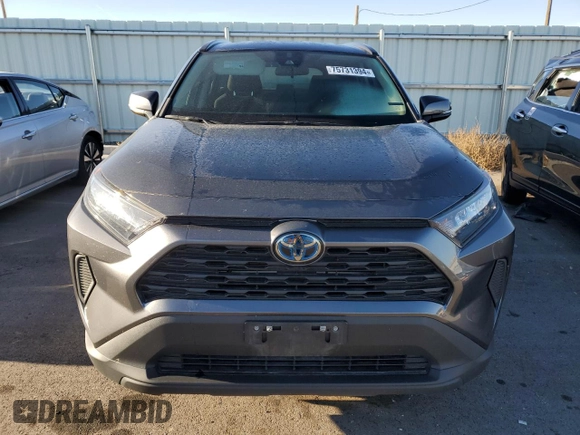 2021 Toyota RAV4 Hybrid LE with VIN 4T3MWRFV2MU020646, listed as a Copart auction lot 75731394 with 14,213 mi miles and Salvage Title. Bid and sale history available at carsss.com. Image 5.