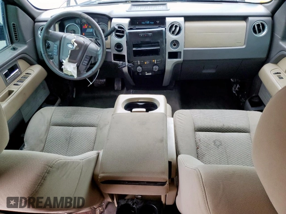 2009 Ford F-150 XL with VIN 1FTRW128X9FA32446, listed as a Copart auction lot 60648505 with 210,587 mi miles and Salvage title. Bid and sale history available at DreamBid. Image 8.