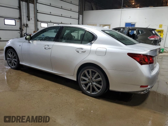 2015 Lexus GS 350 with VIN JTHCE1BL4FA007594, listed as a Copart auction lot 57334375 with 104,577 mi miles and Salvage title. Bid and sale history available at DreamBid. Image 2.