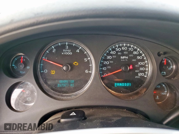 2008 Chevrolet Tahoe LS with VIN 1GNFC13C68R274783, listed as a Copart auction lot 64990145 with 217,373 mi miles and Salvage title. Bid and sale history available at DreamBid. Image 9.