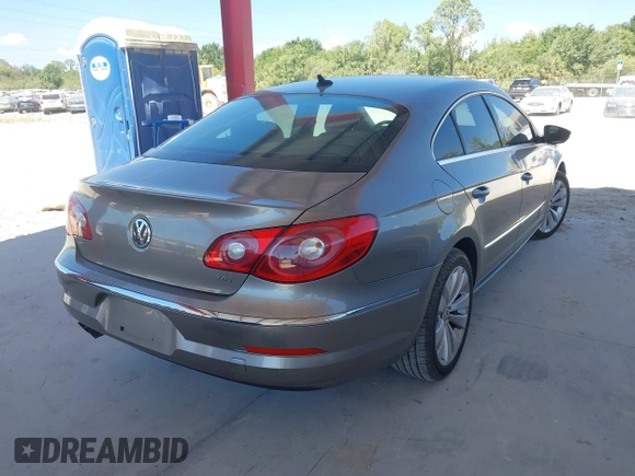 2012 Volkswagen CC Sport PZEV with VIN WVWMP7AN5CE500808, listed as a IAAI auction lot 41849450 with 132,611 mi miles. Bid and sale history available at carsss.com. Image 4.