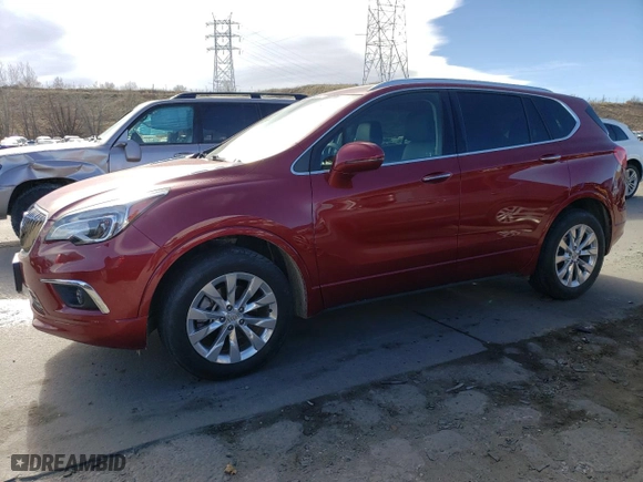 2017 Buick Envision Essence with VIN LRBFXDSA5HD099629, listed as a Copart auction lot 49506775 with 53,187 mi miles and Salvage Title. Bid and sale history available at carsss.com. Image 1.