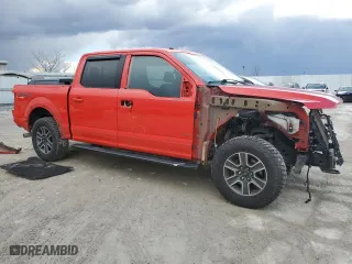 2016 Ford F-150 XLT with VIN 1FTEW1EP2GFB76538, listed as a Copart auction lot 46292615 with 0 mi miles and Salvage Title. Bid and sale history available at carsss.com. Image 4.