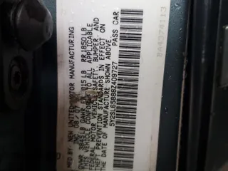 2008 Pontiac Vibe z VIN 5Y2SL65888Z409727, wystawiony jako Copart lot #56104015 z przebiegiem Nie podano mil oraz Szkoda całkowita • Salvage title. Historia ofert i sprzedaży dostępna na DreamBid. Obrazek 12.