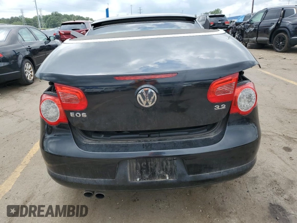 2007 Volkswagen Eos 3.2L with VIN WVWDB71F87V014281, listed as a Copart auction lot 78517434 with 116,847 mi miles and Non Repairable. Bid and sale history available at DreamBid. Image 6.