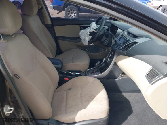 2016 Hyundai Elantra Value Edition with VIN KMHDH4AE3GU642397, listed as a IAAI auction lot 41588990 with 114,248 mi miles. Bid and sale history available at carsss.com. Image 5.