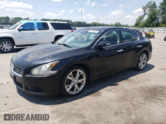 2012 Nissan Maxima SV z VIN 1N4AA5AP5CC815605, wystawiony jako Copart lot #61596865 z przebiegiem 135 230 mil mil oraz Czysty tytuł • Clean title. Historia ofert i sprzedaży dostępna na DreamBid. Obrazek 1.