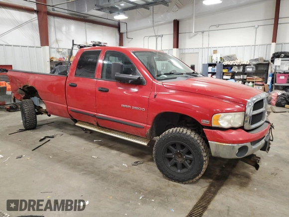 2003 Dodge 2500 ST with VIN 1D7KU28D23J670721, listed as a Copart auction lot 52337595 with 170,283 mi miles and Non Repairable. Bid and sale history available at carsss.com. Image 4.