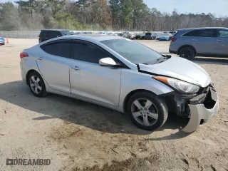2013 Hyundai Elantra GLS with VIN 5NPDH4AE6DH395600, listed as a Copart auction lot 43967675 with 92,462 mi miles and Salvage Title. Bid and sale history available at carsss.com. Image 4.