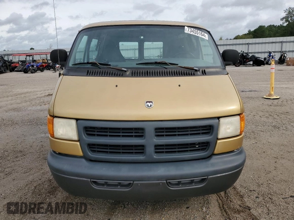 2000 Dodge Cargo with VIN 2B7HB11X6YK137064, listed as a Copart auction lot 73455164 with 82,385 mi miles and Salvage Title. Bid and sale history available at carsss.com. Image 5.