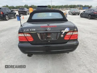 2003 Mercedes-Benz CLK 430 with VIN WDBLK70G83T131028, listed as a Copart auction lot 81419254 with 77,463 mi miles and Non Repairable. Bid and sale history available at DreamBid. Image 6.