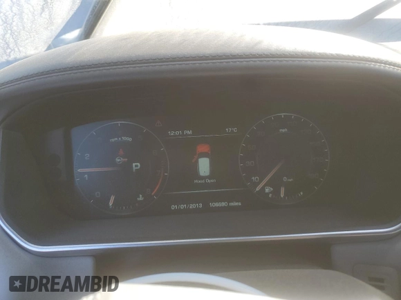 2016 Land Rover Range Rover Sport SVR with VIN SALWZ2EF4GA103637, listed as a Copart auction lot 72768934 with 106,690 mi miles and Salvage title. Bid and sale history available at DreamBid. Image 9.
