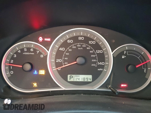 2011 Subaru Impreza Premium с VIN JF1GH6B65BH808138, выставлен на аукционе Copart как лот 52129285 с пробегом 141 894 миль миль и Списание • Salvage title. История ставок и продаж доступна на DreamBid. Изображение 9.