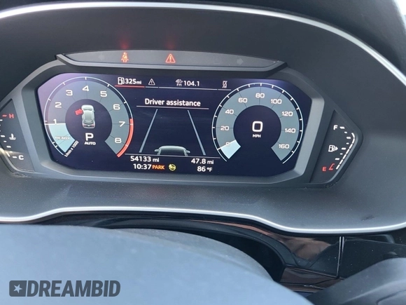 2023 Audi Q3 S line Premium with VIN WA1DECF32P1108964, listed as a IAAI auction lot 42889692 with 54,133 mi miles and . Bid and sale history available at DreamBid. Image 7.