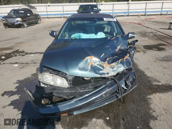 1997 Honda Accord LX with VIN JHMCD5632VC019055, listed as a Copart auction lot 49426185 with 266,837 mi miles and Salvage Title. Bid and sale history available at carsss.com. Image 5.