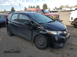 2017 Honda Fit LX with VIN 3HGGK5G55HM701215, listed as a Copart auction lot 50043395 with 186,805 mi miles and Salvage Title. Bid and sale history available at carsss.com. Image 4.