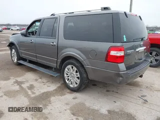 2014 Ford Expedition EL Limited with VIN 1FMJK1K5XEEF07409, listed as a IAAI auction lot 41709606 with 140,874 mi miles. Bid and sale history available at carsss.com. Image 3.