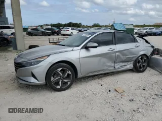 2023 Hyundai Elantra SEL with VIN 5NPLS4AG2PH100687, listed as a Copart auction lot 53935465 with 13,640 mi miles and Non repairable. Bid and sale history available at DreamBid. Image 1.