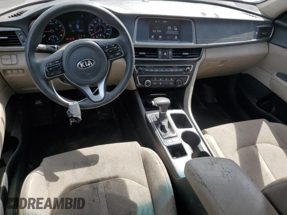 2018 Kia Optima LX with VIN 5XXGT4L31JG212456, listed as a Copart auction lot 48564755 with 175,341 mi miles and Salvage Title. Bid and sale history available at DreamBid. Image 8.
