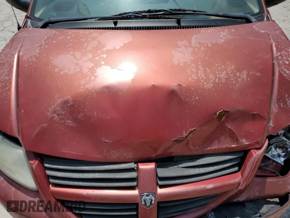 2005 Dodge Caravan SXT with VIN 2D4GP44L75R580045, listed as a Copart auction lot 59281875 with 184,339 mi miles and Salvage title. Bid and sale history available at DreamBid. Image 12.