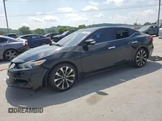 2016 Nissan Maxima SL with VIN 1N4AA6AP9GC419818, listed as a Copart auction lot 63757525 with 160,059 mi miles and Salvage title. Bid and sale history available at DreamBid. Image 1.
