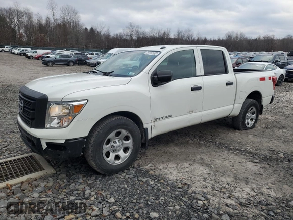 2021 Nissan Titan S with VIN 1N6AA1EC5MN507508, listed as a Copart auction lot 83966074 with 61,281 mi miles and Clean title. Bid and sale history available at DreamBid. Image 1.