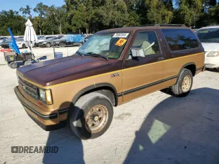 1988 Chevrolet Blazer z VIN 1GNCS18R1J0106286, wystawiony jako Copart lot #76802554 z przebiegiem 190 360 mil mil oraz Szkoda całkowita • Salvage title. Historia ofert i sprzedaży dostępna na DreamBid. Obrazek 1.