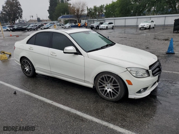 2009 Mercedes-Benz C-Class 3.0L Sport with VIN WDDGF54X19R053869, listed as a Copart auction lot 47818665 with 158,588 mi miles and Salvage Title. Bid and sale history available at carsss.com. Image 4.