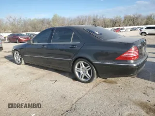 2002 Mercedes-Benz S-Class 5.0L with VIN WDBNG75J42A282103, listed as a Copart auction lot 50772425 with 150,864 mi miles and Clean Title. Bid and sale history available at carsss.com. Image 2.