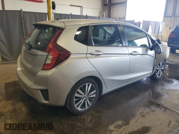 2015 Honda Fit EX-L with VIN 3HGGK5H8XFM715018, listed as a Copart auction lot 63037685 with Not provided miles and Salvage title. Bid and sale history available at DreamBid. Image 3.