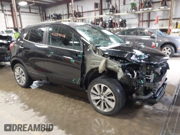 2019 Buick Encore Preferred with VIN KL4CJESB8KB718595, listed as a IAAI auction lot 41254008 with 59,785 mi miles. Bid and sale history available at carsss.com. Image 1.