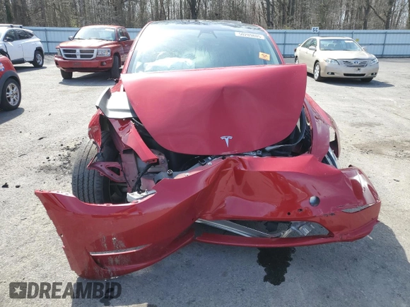 2020 Tesla Model Y Long Range with VIN 5YJYGDEEXLF013726, listed as a Copart auction lot 50289805 with Not Provided miles and Salvage Title. Bid and sale history available at DreamBid. Image 5.