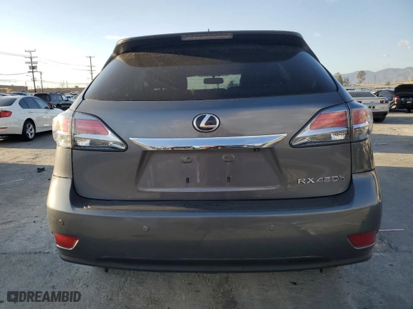 2013 Lexus RX 450h with VIN JTJBC1BAXD2440939, listed as a Copart auction lot 45026875 with 156,903 mi miles and Salvage Title. Bid and sale history available at carsss.com. Image 6.