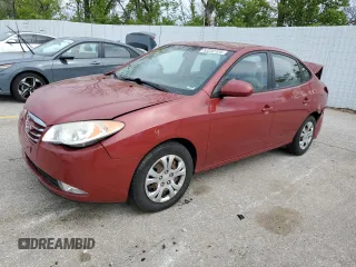 2010 Hyundai Elantra GLS with VIN KMHDU4AD7AU903234, listed as a Copart auction lot 53232125 with 153,505 mi miles and Salvage title. Bid and sale history available at DreamBid. Image 1.