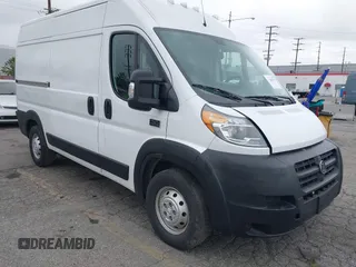2015 Ram ProMaster Cargo with VIN 3C6TRVCG2FE503156, listed as a IAAI auction lot 42081368 with 19,334 mi miles and . Bid and sale history available at DreamBid. Image 1.