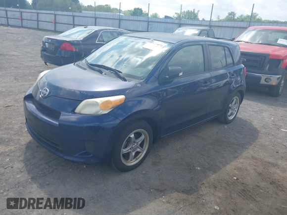 2008 Scion xD with VIN JTKKU10448J004492, listed as a IAAI auction lot 42071070 with 198,787 mi miles. Bid and sale history available at carsss.com. Image 2.