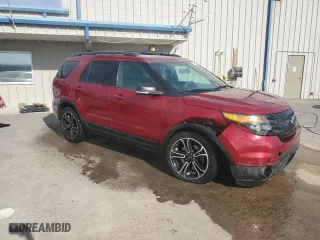 2015 Ford Explorer Sport with VIN 1FM5K8GT7FGB46597, listed as a Copart auction lot 49810195 with 131,100 mi miles and Salvage Title. Bid and sale history available at carsss.com. Image 4.