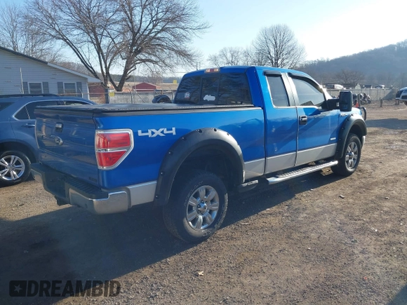 2012 Ford F-150 XL with VIN 1FTFX1ET0CFB70326, listed as a IAAI auction lot 41740883 with 224,926 mi miles. Bid and sale history available at carsss.com. Image 4.