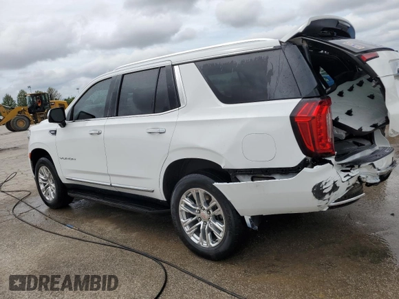 2022 GMC Yukon SLT with VIN 1GKS2BKT4NR257806, listed as a Copart auction lot 53239674 with 60,506 mi miles and Salvage Title. Bid and sale history available at carsss.com. Image 2.