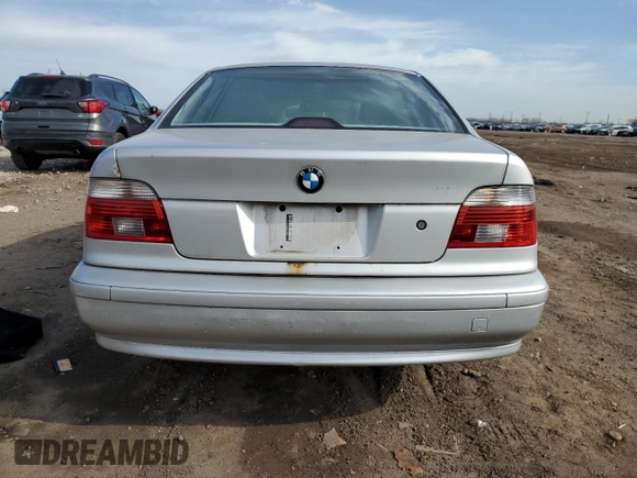 2002 BMW 5 Series 530iA with VIN WBADT63482CH93799, listed as a Copart auction lot 52246255 with 0 mi miles and Clean Title. Bid and sale history available at carsss.com. Image 7.