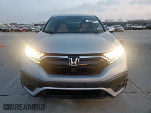 2020 Honda CR-V EX-L with VIN 2HKRW1H86LH424070, listed as a Copart auction lot 48828555 with 48,962 mi miles and Salvage Title. Bid and sale history available at carsss.com. Image 5.