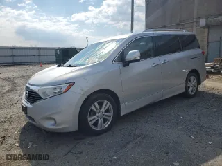 2015 Nissan Quest S with VIN JN8AE2KP8F9121864, listed as a Copart auction lot 49004964 with 97,888 mi miles. Bid and sale history available at carsss.com. Image 1.
